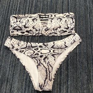 Snakeskin bikini